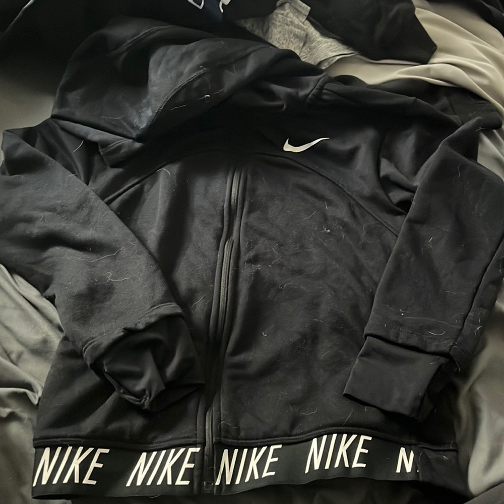 Black Nike Dri-Fit Zipup
